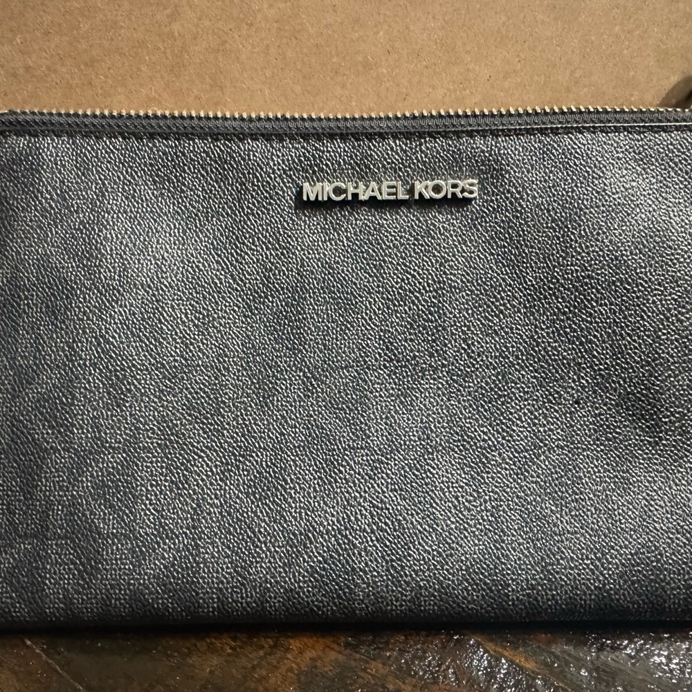 Michael Kors Black Monogram Women’s Wristlet